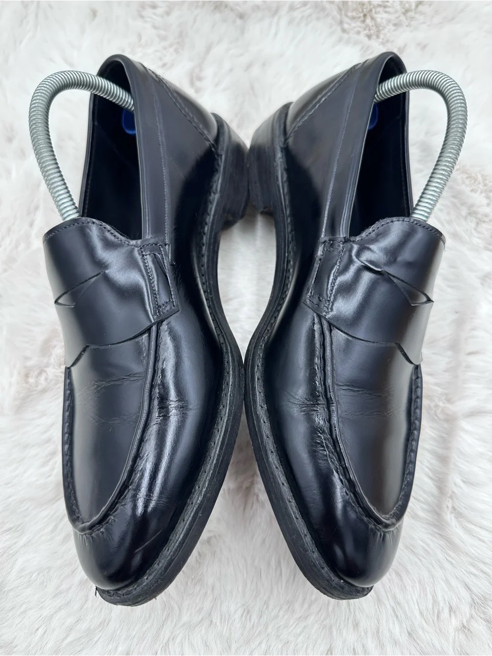 Allen Edmonds Mercer Street Penny Loafers 8 D Black leather